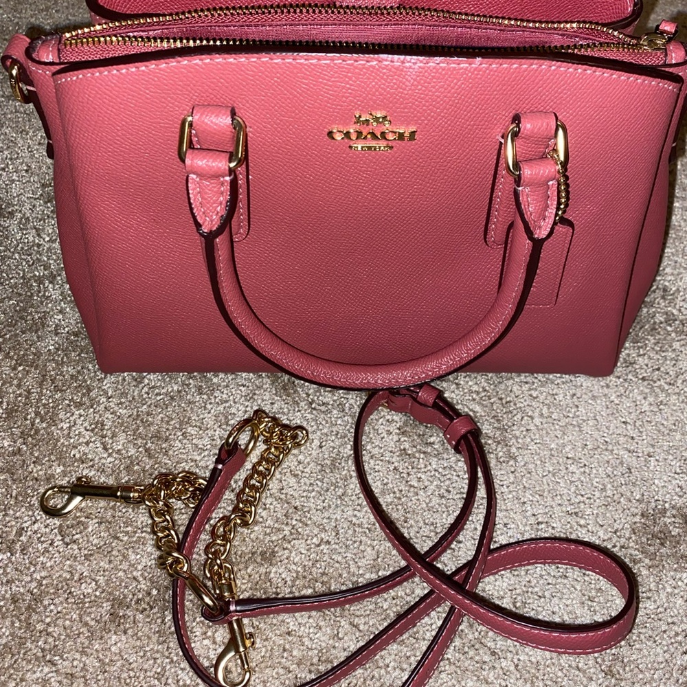Coach Pink Leather Handbag - Picture 8 of 8